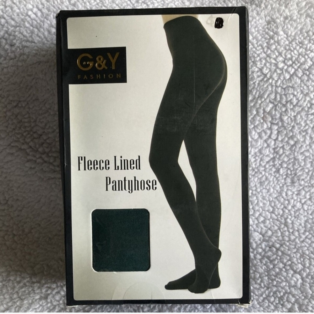 Two 2-pack Fleece Lined Tights